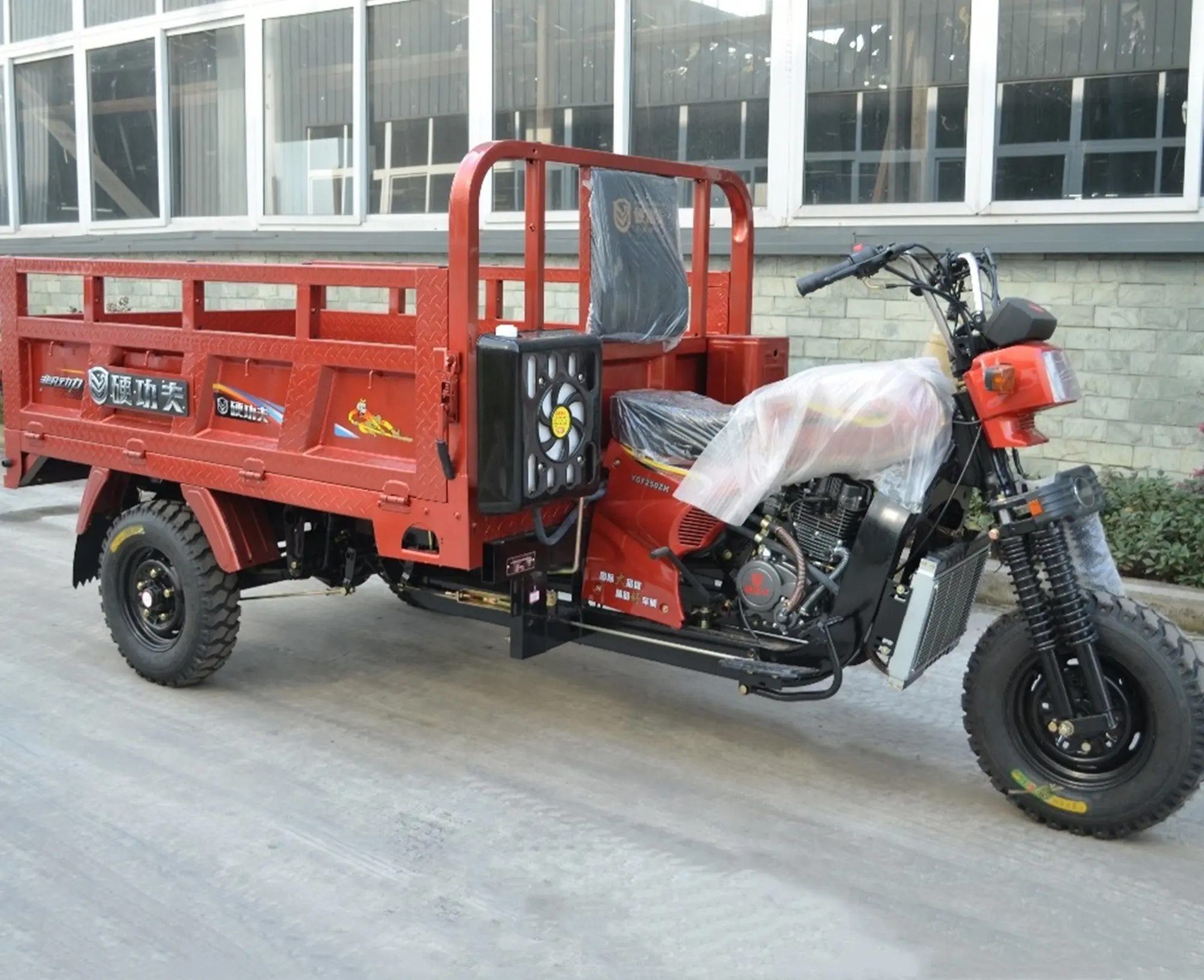Triciclo de carga de tres ruedas, motocicleta, camión, motor de 150cc/200cc/250cc/300cc