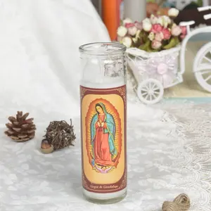 Promosi Muti Warna Virgen Maria Kaca Lilin Agama