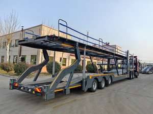 Semirremolque de Acero de 10 Toneladas Personalizado SAIL, de 2-3 Ejes, para Transporte de Vehículos y Remolques Utilitarios - Product Image 4