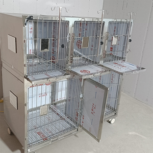 XinDa Cages vétérinaires durables en acier inoxydable 304 réutilisables pour chiens, chats et lapins - Modèle APC-5 pour cliniques vétérinaires - Product Image 2