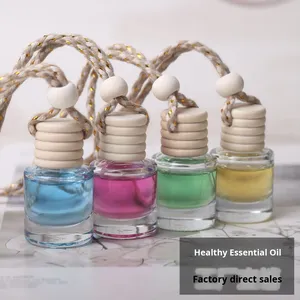 ขวดน้ำหอมรถยนต์ทรงกระบอกแบบโมเดิร์น ยอดนิยมสำหรับการค้าต่างประเทศ เหมาะสำหรับใช้ในรถยนต์ กลิ่นหอมบำบัดด้วยน้ำมันหอมระเหย - Product Image 3