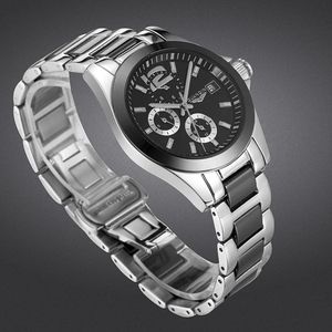 Orologio Automatico da Donna Guanqin GQ50005-1A in Acciaio Inossidabile, Orologio Meccanico di Lusso, Orologio da Donna Scheletrato Impermeabile Elegante - Product Image 5
