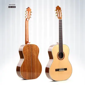 Оптовая продажа, Классическая гитара 39 дюймов, орех ели для начинающих, Пользовательский логотип