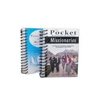 Cheap nice quality pocket book printing with spiral binding