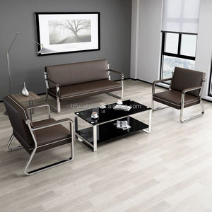 Conjunto de Sofás de Cuero Modernos para Gerentes de Oficina, Buen Precio, Sofá para Oficina Ejecutiva, Sofás Contemporáneos - Product Image 5