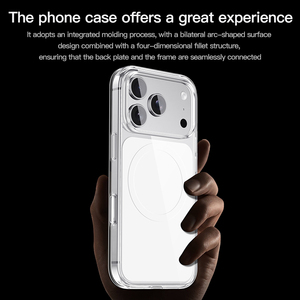 เคสโทรศัพท์ใสกันกระแทก Laudtec Magnetic Clear ป้องกันเหลือง สำหรับ iPhone 18/18 Pro/18 Pro Max รองรับ OEM/ODM - Product Image 5