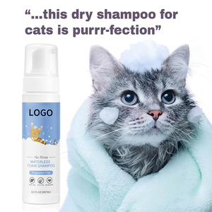 Shampooing Moussant Sans Eau pour Chats et Chiens au Collagène, Spray de Toilettage pour Animaux <span class=keywords><strong>Anti</strong></span>-<span class=keywords><strong>Allergique</strong></span>, Bain Sans Rinçage pour Peaux Sensibles, Marque Privée - Product Image 5