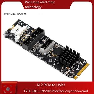 デスクトップ<span class=keywords><strong>M</strong></span>.2 MKEY PCIeから前面USB3.1 5Gb TYPE-C + 19/20PIN拡張カードへ - Product Image 2