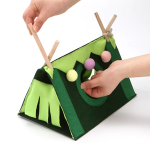 Cómoda tienda <span class=keywords><strong>de</strong></span> campaña <span class=keywords><strong>de</strong></span> fieltro <span class=keywords><strong>para</strong></span> mascotas pequeña, escondite <span class=keywords><strong>de</strong></span> animales pequeños, espacio <span class=keywords><strong>de</strong></span> anidación acogedor <span class=keywords><strong>para</strong></span> hámsteres, conejillos <span class=keywords><strong>de</strong></span> indias y conejos - Product Image 3