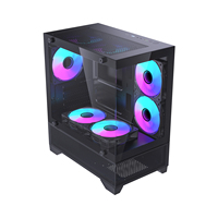 Boîtier PC Gaming Lovingcool Nouvelle Arrivée Matx Itx Mid Tower pour Ordinateur de Bureau