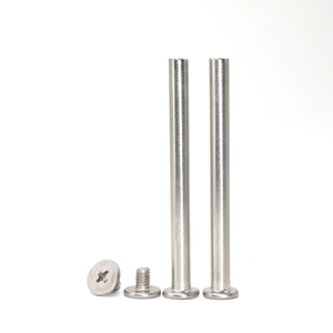 304 in acciaio inox M3 <span class=keywords><strong>M4</strong></span> legante Chicago <span class=keywords><strong>vite</strong></span> bullone testa piatta maschio e femmina viti Chicago e dadi manicotto - Product Image 1