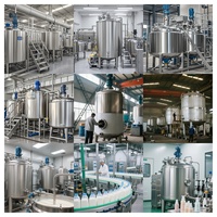 Réservoir de refroidissement pasteurisé à basse température KINDING pour boissons, petits sacs HTST, bouteilles, jus, lait, ferme laitière, acier inoxydable