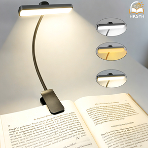 Lámpara de Lectura de Libros con Clip, Portátil, Mini, Flexible, Antideslumbrante, Sin Parpadeo, Color Ámbar, con Logotipo Personalizado, para Amantes de la Lectura - Product Image 2