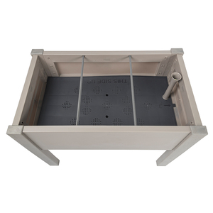Bacs <span class=keywords><strong>de</strong></span> jardinage surélevés <span class=keywords><strong>en</strong></span> résine plastique <span class=keywords><strong>de</strong></span> 53L pour légumes - Product Image 5