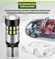 JiaChi T10 Ampoules Canbus Lumière W5W 168 501 2825 Aucune erreur Non-Polarité Accessoires d'intérieur de voiture Feux de dégagement Phares antibrouillard blancs