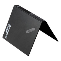 Reliure de bureau personnalisée en PVC à 2 anneaux, vinyle noir imperméable, épaisseur 3 mm, logo et design personnalisés