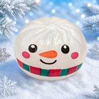 Coffret de 6 jouets anti-stress Squishy de Noël : Père Noël, Renne, Bonhomme de neige - Boîte cadeau