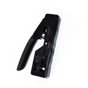 Neue Multifunktionswerkzeuge Ratschenzange Kabeltester Crimpzange RJ45 Eisen Schwarz - Product Image 4