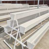 Système de canaux hydroponiques en PVC pour la culture commerciale de fraises en serre