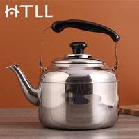 Bouilloire sifflante de l'acier inoxydable 201 de théière d'eau chaude en métal de maison/hôtel/restaurant avec la boîte de couleur fabriquée en Chine