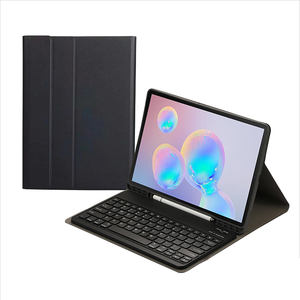 Clavier personnalisé flip étui de protection en cuir PU pour <span class=keywords><strong>Samsung</strong></span> Galaxy Tab S7 Plus 12.4 pouces <span class=keywords><strong>SM</strong></span>-<span class=keywords><strong>T970</strong></span> couverture arrière - Product Image 4