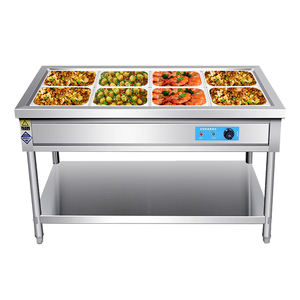 อุปกรณ์จัดเลี้ยงเชิงพาณิชย์ เครื่องอุ่นอาหารบุฟเฟ่ต์สแตนเลส CE แบบ Bain Marie - Product Image 2