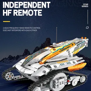 Reobrix Nouveau modèle de voiture d'exploration spatiale télécommandée City, véhicule RC, jouets de construction en briques à assembler soi-même, ensembles de blocs de construction, cadeau - Product Image 2