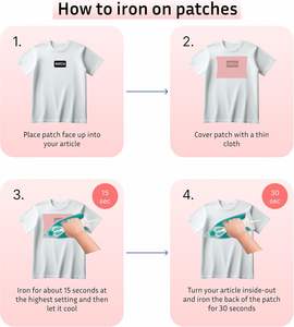 ماكينة تطريز الخطاف والحلقة للرقبة المنسوجة بشعار بالجملة ، أحذية مخصصة للمشي ، مكواة على بقع مطرزة - Product Image 6