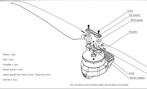 Combinaison électrique pour drone agricole à rotors multiples Lame d'hélice de 56 pouces <span class=keywords><strong>XMotor</strong></span>-X13 système d'alimentation sans balais Pièces d'accessoires pour drone - Product Image 4