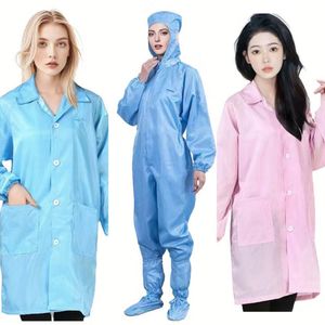 GMP Workshop Anti-Static Two-Piece Workwear Anti-Static Jacket Winter Fireproof Work Clothes - Product Image 1