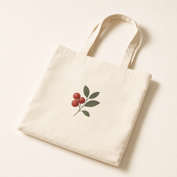 Sac en toile de Noël renforcé, stock disponible avec mise en page personnalisée pour le stock saisonnier des supermarchés