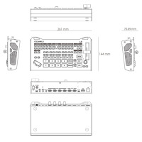 FEELWORLD L3 OEM Multi-Kamera-Videomischer 4K HDMI UVC RTMP Live-Streaming mit PTZ-Kamerasteuerung