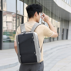 Cross-border <b>Business</b> Computer <b>Backpack</b> Men's Large Capacity Three-piece <b>Backpack</b> Multi-functional Usb Rechargeable Casual - Product Image 2