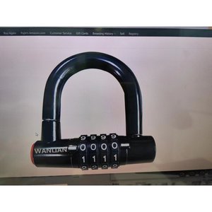 Candado en U para Bicicleta Wanlian de 60 cm, Combinación de Acero Endurecido, Seguridad Duradera para Bicicleta - Product Image 1