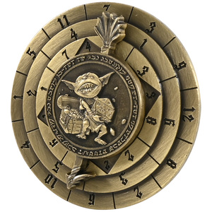 Ensemble de dés du MDN en métal personnalisé du fabricant JUZI-conception de <span class=keywords><strong>donjons</strong></span> de dragon tournant avec logo dés drôles du bout des doigts - Product Image 1