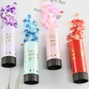 Confeti de papel <span class=keywords><strong>popper</strong></span> para fiestas, confeti <span class=keywords><strong>popper</strong></span> para fiestas de primavera, cannon, sin fuego, venta al por mayor - Product Image 5