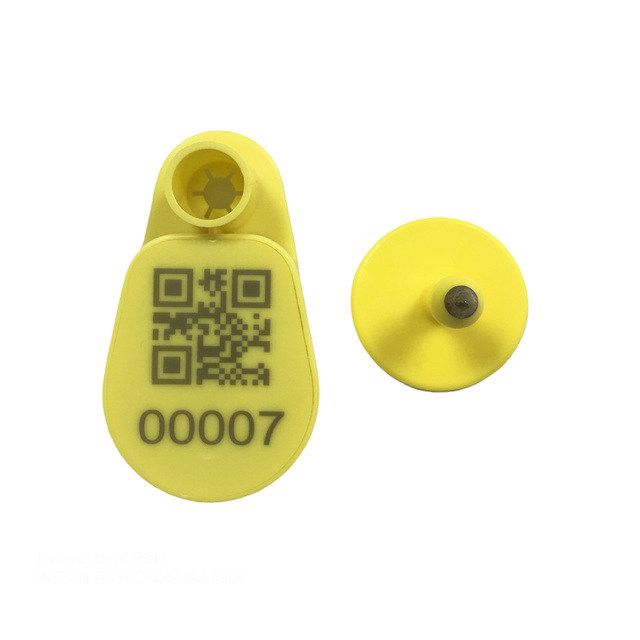 HoneyComm HCBB59 IOT Smart Animals Tracking System RFID Cattle Sheep Pig Ear Tag with for BLE for Smart Farm