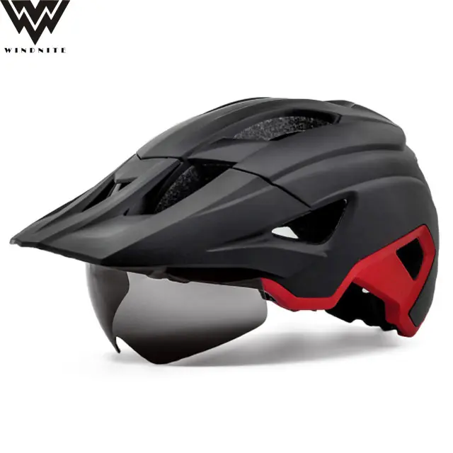 Casco magnético con luz para ciclismo de montaña o campo traviesa, hecho por el fabricante