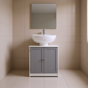 Mueble de Baño con Lavabo Empotrado de 30-35 Pulgadas, Estilo Rústico, Acabado Pintado - Product Image 2