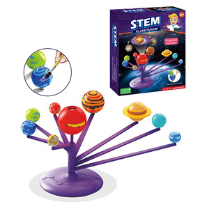Herramientas de aprendizaje de astronomía por proyección, modelos de planetas del sistema solar, material didáctico para estudiantes de primaria, madera, plástico, metal - Product Image 4