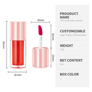 3ml Soft Mist Smooth Lip Gloss Long Lasting Moisturizing <b>Vegan</b> Oil Customizable Into Various Colors - Product Image 4