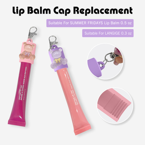Accessoires de porte-clés en silicone, support portable et durable, compatible avec le rangement des gloss et des baumes - Product Image 4