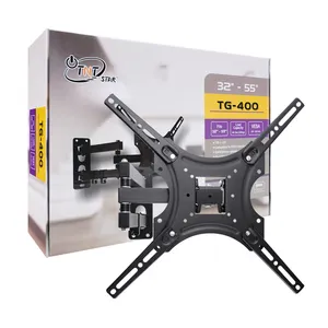 TNTSTAR TG-400 מכירה ישירה במפעל יציבה התקנה קלה קבועה תושבת קיר לטלוויזיה עם חבילה צבעונית אפריקה