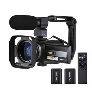 Groothandel 4k camcorders-Professionele Video Camcorder 60FPS 4K Camera 16X Digitale Video Camera Ir Nachtzicht Voor Live Streaming Vlog Video Fotografie