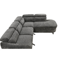 Canapé-lit convertible deux places en forme de L, pliable, en velours, écologique, confortable, durable, avec rangement, pour la maison - Vente en gros