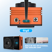 Caméra Hyperspectrale 400-1700nm 1280x1024 CMOS avec Refroidissement TEC, Boîtier GigE et Objectif C-Mount pour l'Analyse Alimentaire