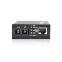 Konverter Media Serat Optik Dual-fiber 10/100Mbps Multimode 850nm 550m SC/ST