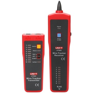 เครื่องติดตามสายไฟ UNI-T UT682 พร้อมตัวส่งและตัวรับสัญญาณ สำหรับสายโทรศัพท์ สายไฟฟ้า และสายแลน - Product Image 1