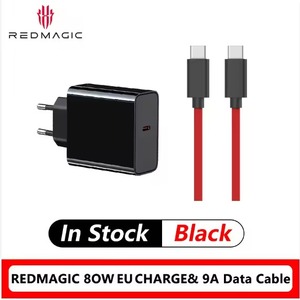 REDMAGIC UK USB C เครื่องชาร์จติดผนัง, ปลั๊กรองรับการชาร์จเร็ว PD 80W, อะแดปเตอร์แปลงไฟประเภทซีสำหรับโทรศัพท์สำหรับเล่นเกม REDMAGIC, แท็บเล็ต - Product Image 2