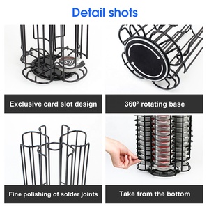 Soporte Giratorio para Cápsulas de Café <span class=keywords><strong>Tassimo</strong></span>, Construcción de Hierro con Recubrimiento en Polvo de Alta Calidad, Incluye Base Resistente - Product Image 3